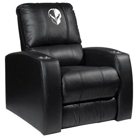 Dreamseat Home Theater Recliner with Corvette Jake Symbol White Logo XZ418301RHTCDBLK-PSGMC61100